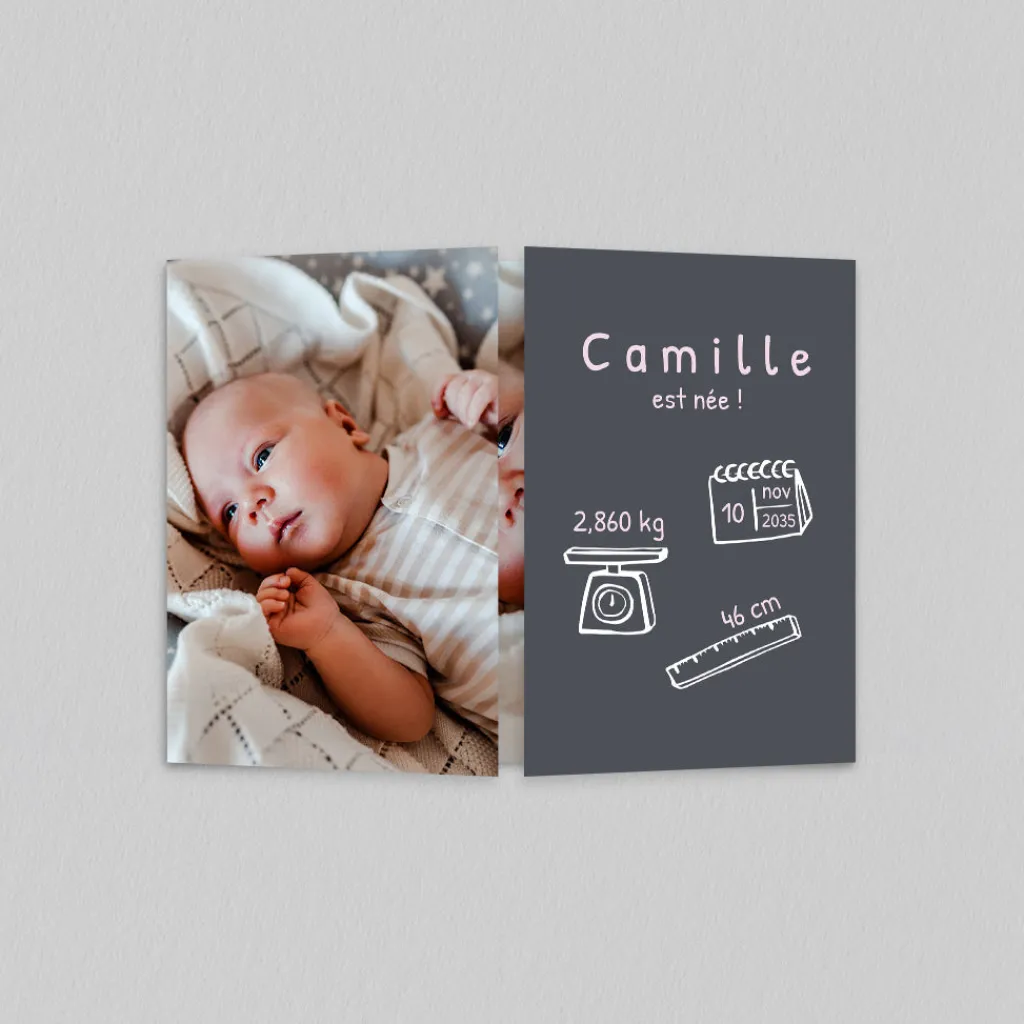 Faire-part Naissance Original | Faire-part Naissance Marque-page^Planet cards Photo tout chou