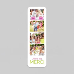 Carte Remerciement Mariage Originale | Carte Remerciement Mariage Marque-page^Planet cards Photobooth