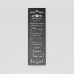 Carte Invitation Anniversaire Adulte Vintage^Planet cards Photos ardoise Vintage
