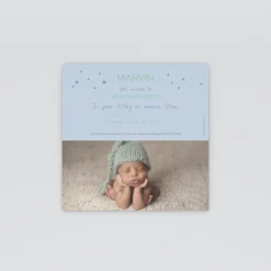 Faire-part Naissance Garçon^Planet cards Photos et étoiles