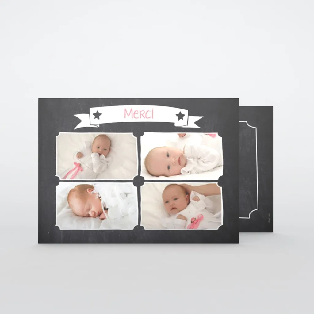 Carte Remerciement Baptême Photo^Planet cards Photos Sur Ardoise