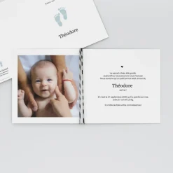 Faire-part Naissance Garçon^Planet cards Pieds Bleus