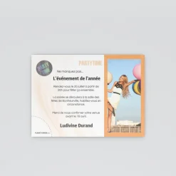 Carte Invitation Anniversaire Adulte Moderne | Carte Invitation Anniversaire Adulte Originale^Planet cards Place de Concert