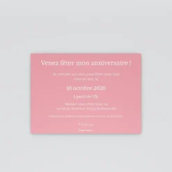 Carte Invitation Anniversaire Adulte Moderne^Planet cards Pêle mêle 20 ans