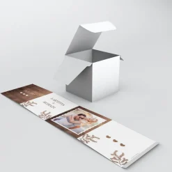 Boîte À Dragées Mariage^Planet cards Proverbe et Bois