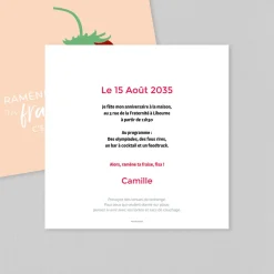 Carte Invitation Anniversaire Adulte Originale^Planet cards Ramène ta fraise