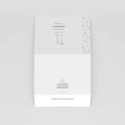 Faire-part Naissance Animaux^Planet cards Renard et Cadre Liberty
