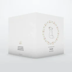 Faire-part Naissance Animaux^Planet cards Renard et Couronne Liberty