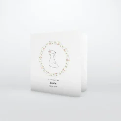Faire-part Naissance Animaux^Planet cards Renard et Couronne Liberty