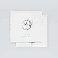 Save The Date^Planet cards Romance classique