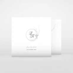 Save The Date^Planet cards Romance classique