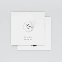 Save The Date^Planet cards Romance classique