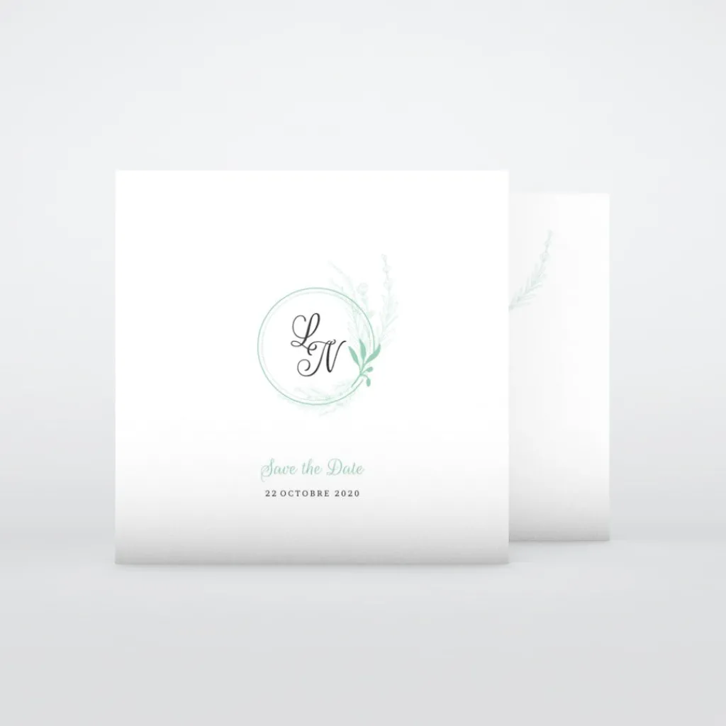 Save The Date^Planet cards Romance classique