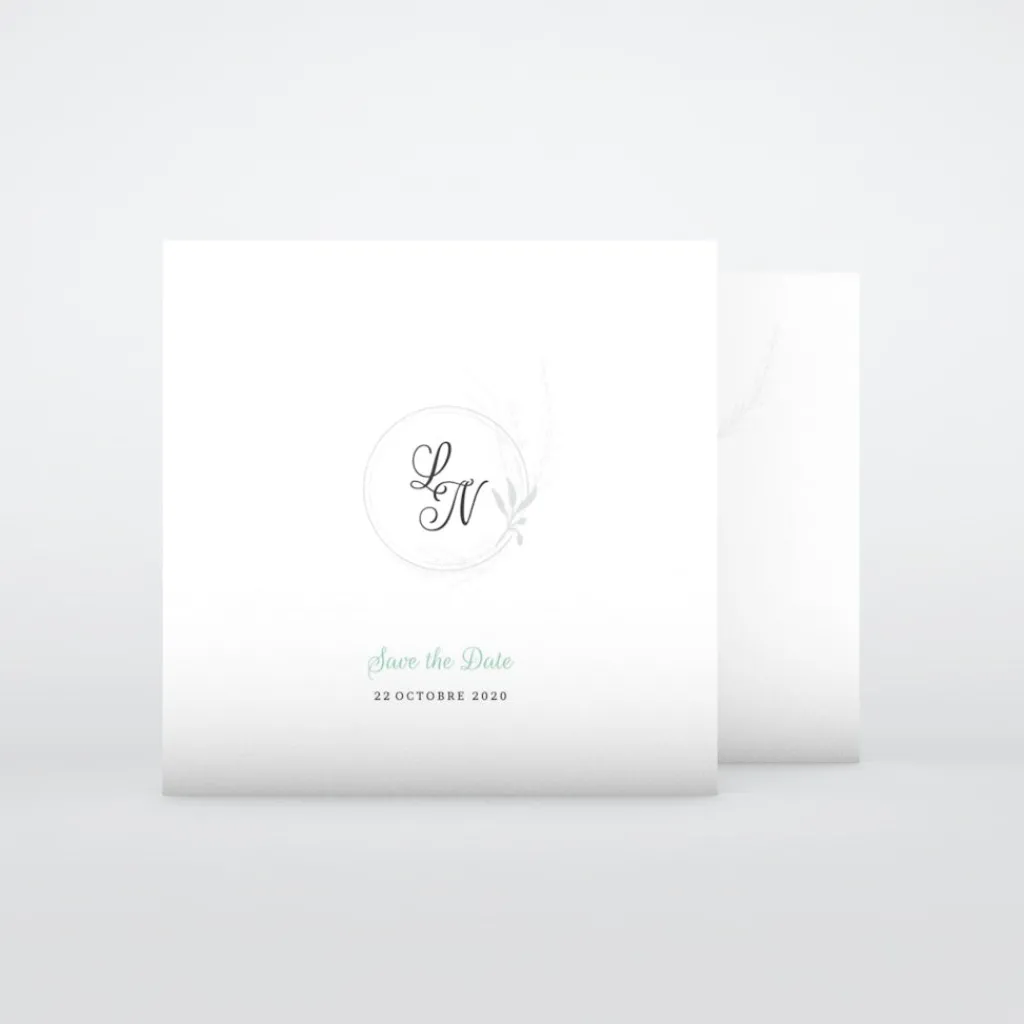 Save The Date^Planet cards Romance classique