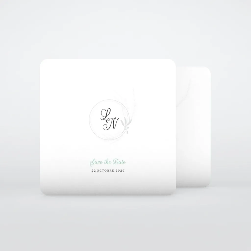 Save The Date^Planet cards Romance classique