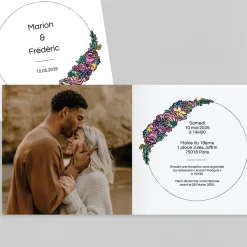 Créations En Collaboration | Faire-part Mariage Champêtre^Planet cards Ronde de Fleurs