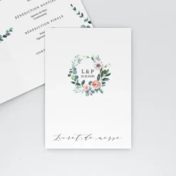 Livret De Messe Mariage^Planet cards Rêve d'été