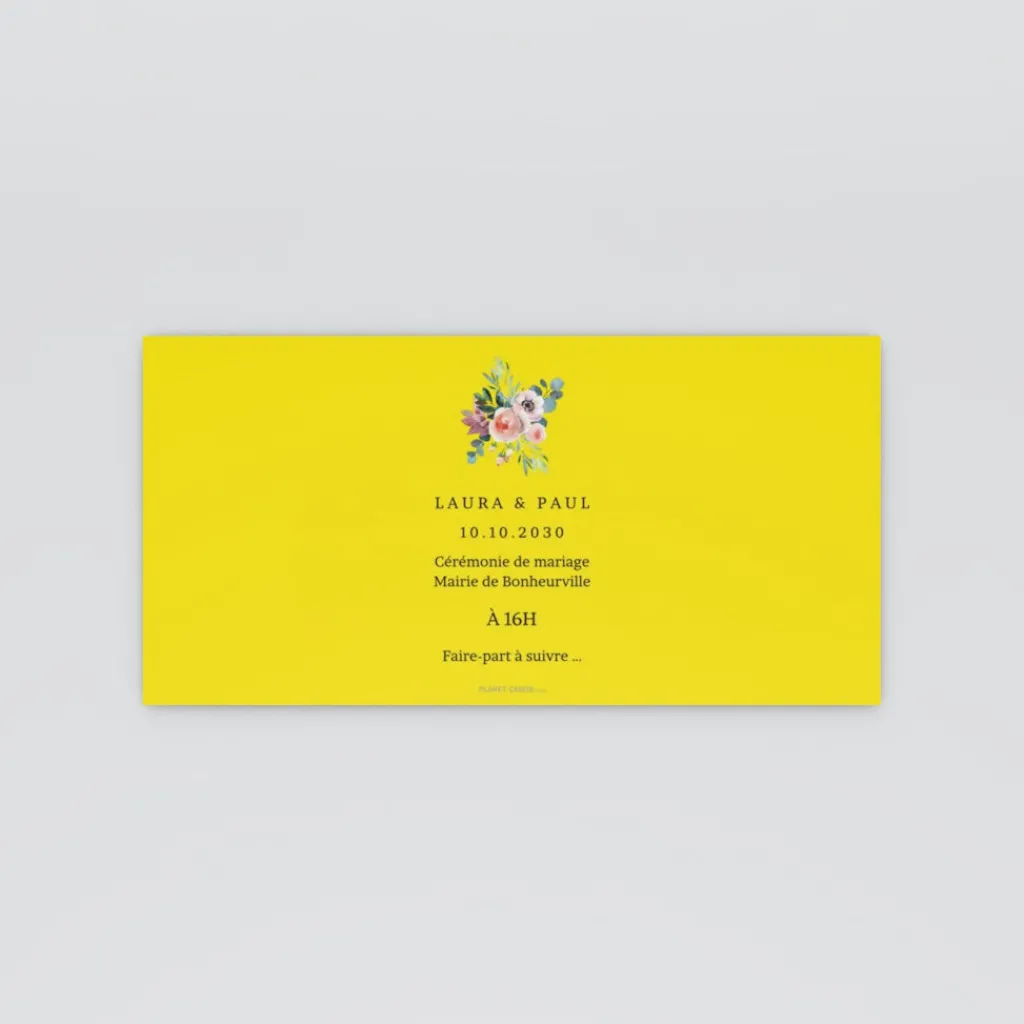 Save The Date^Planet cards Rêve d'été
