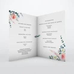 Livret De Messe Mariage^Planet cards Rêve d'été
