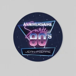 Carte Invitation Anniversaire Adulte Originale^Planet cards Soirée Années 80