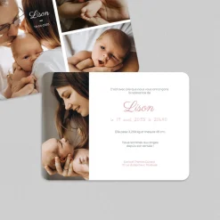 Faire-part Naissance Garçon^Planet cards Style Ancien