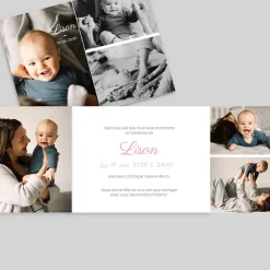 Faire-part Naissance Garçon^Planet cards Style Ancien