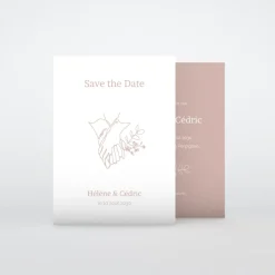 Save The Date^Planet cards Ta Main Dans La Mienne