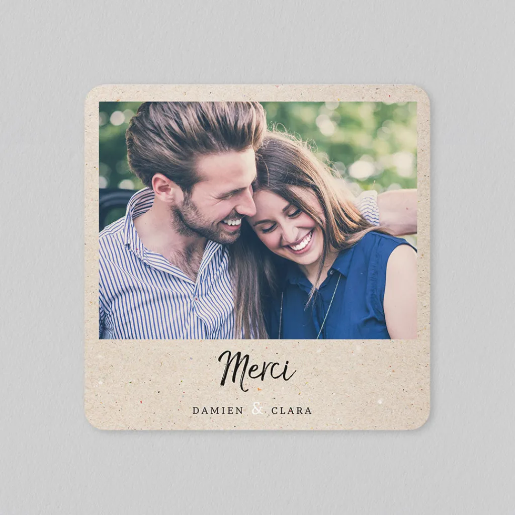 Carte Remerciement Mariage Champêtre^Planet cards Touche De Lavande