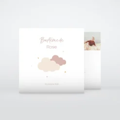 Faire-part Baptême Civil^Planet cards Tout En Douceur