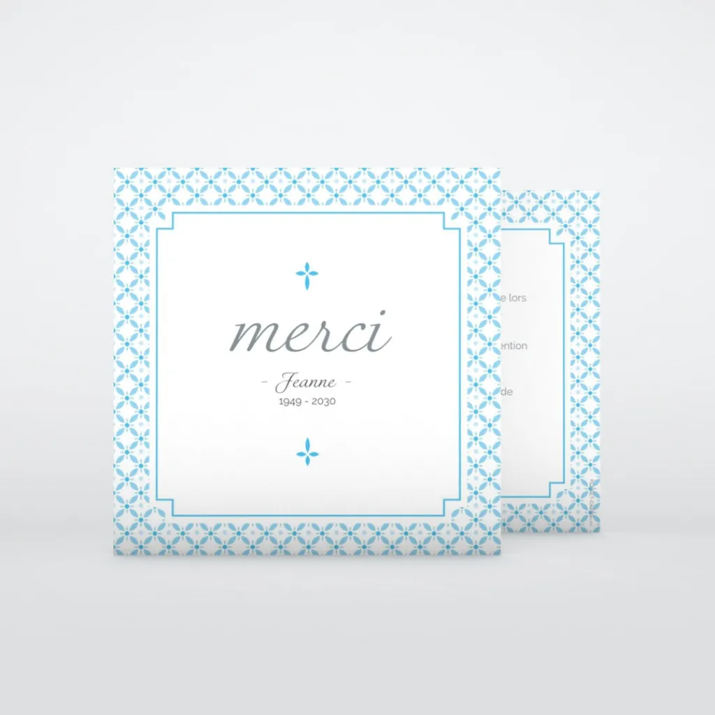 Carte Remerciement Décès^Planet cards Un Ange au Paradis