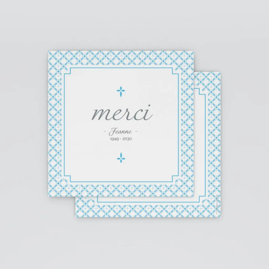 Carte Remerciement Décès^Planet cards Un Ange au Paradis