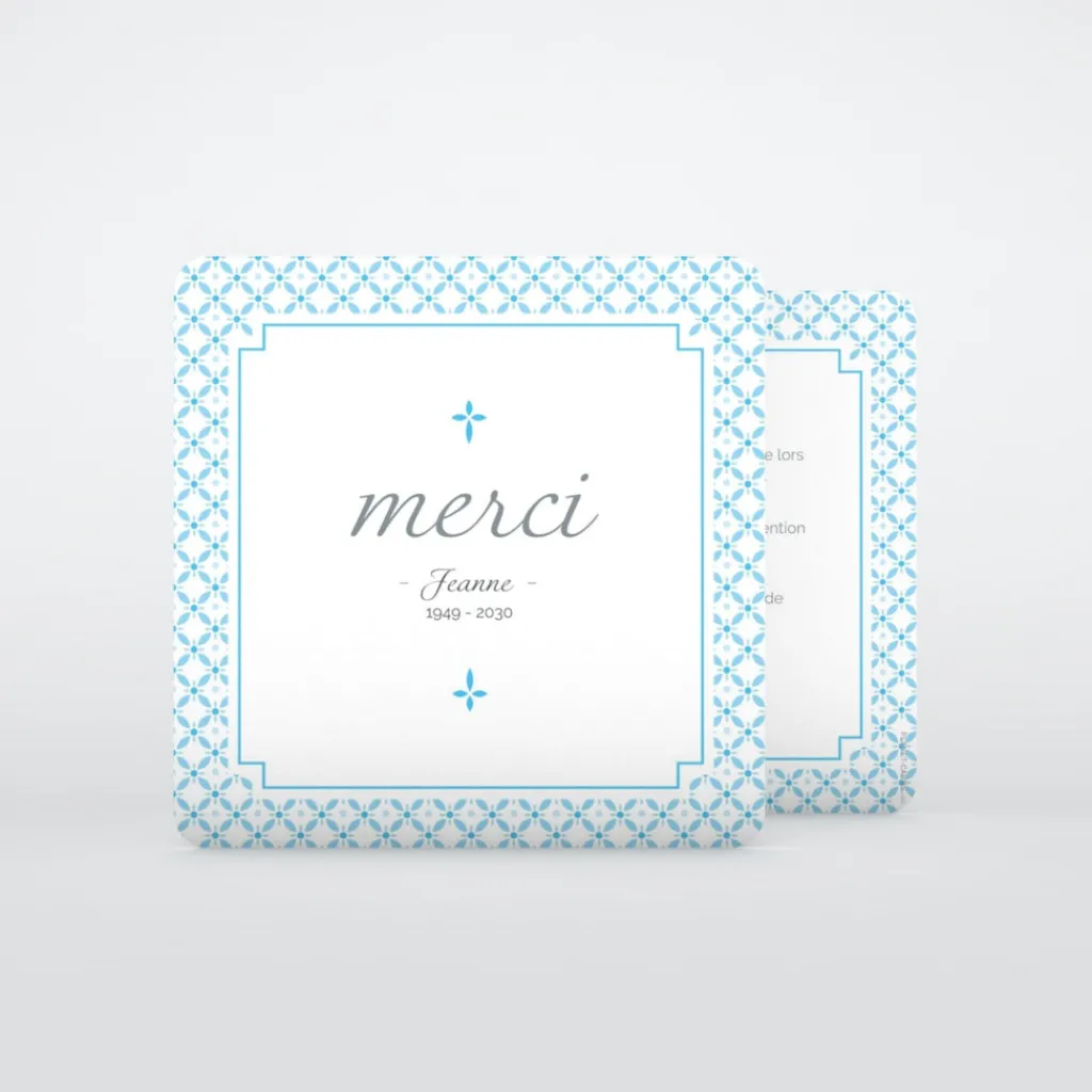 Carte Remerciement Décès^Planet cards Un Ange au Paradis