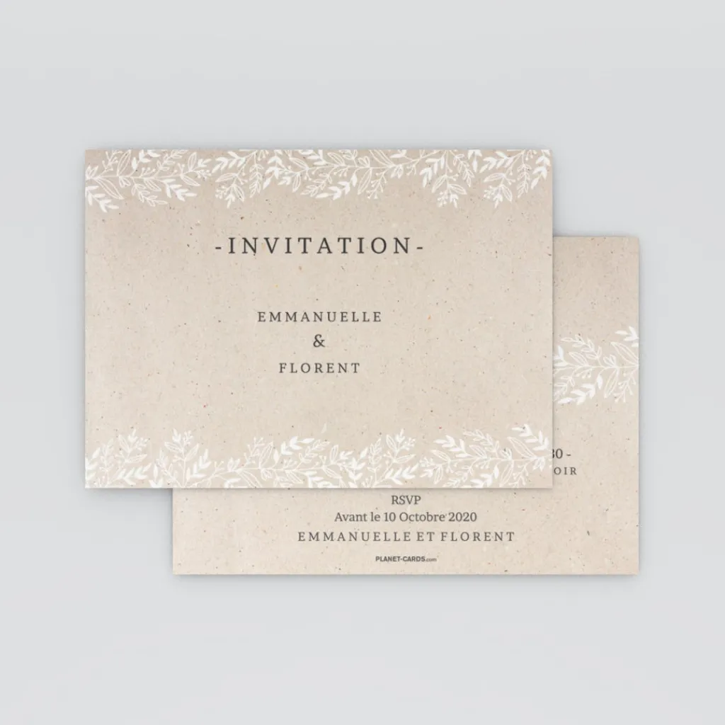 Carte D'invitation Mariage^Planet cards Un Grand Oui