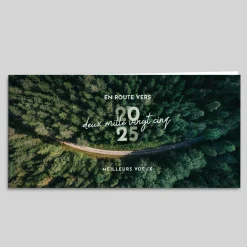 Carte De Vœux Entreprise Nature^Planet cards Un Sourire, En Route