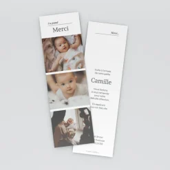 Carte Remerciement Naissance Classique^Planet cards Une Bonne Nouvelle