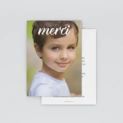 Carte Remerciement Communion^Planet cards Une Photo En Grand