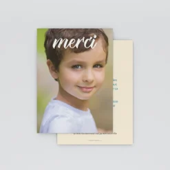 Carte Remerciement Communion^Planet cards Une Photo En Grand
