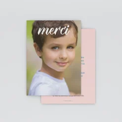 Carte Remerciement Communion^Planet cards Une Photo En Grand