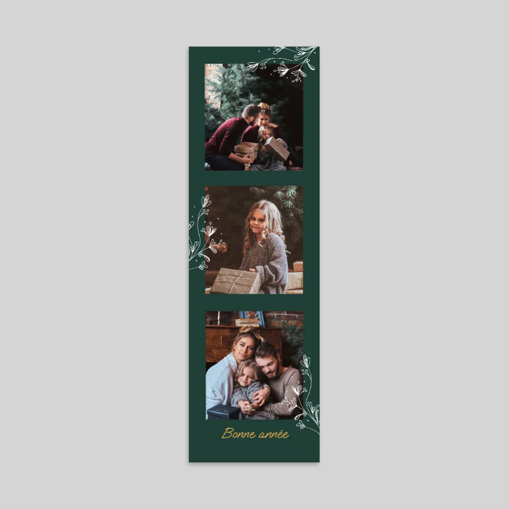 Carte De Vœux Famille | Carte De Vœux Nature^Planet cards Végétal d'hiver