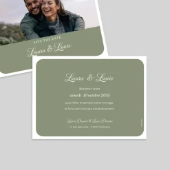 Save The Date^Planet cards Vinyle vintage