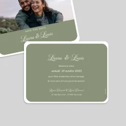 Save The Date^Planet cards Vinyle vintage